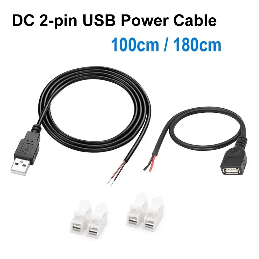 Ipex Connector - DC 2-pin USB Power Cable USB